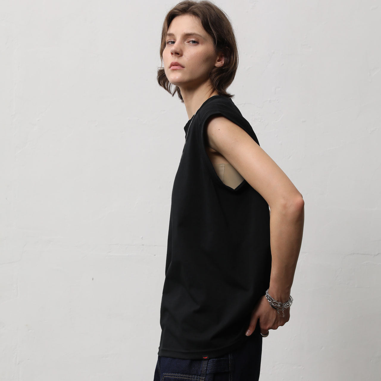 2 Pack- Masc-Fit Sleeveless Tops｜Muscle Tank + Tank Top for Tomboy, Transmasc, FTM & Non-binary