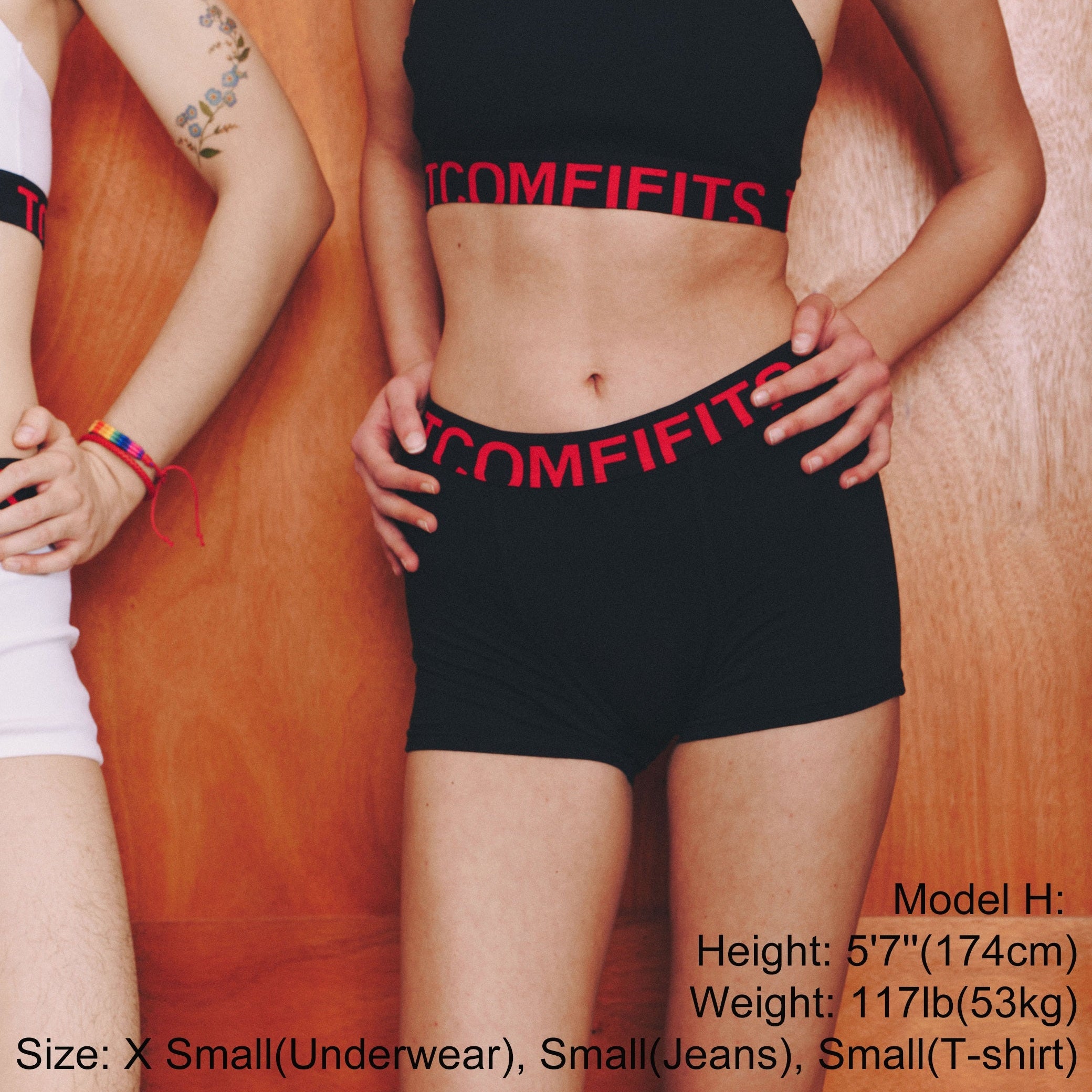 3 Pack- Black Cotton Essentials Soft Bra for Tomboy, Transgender Men, FTM, Non-binary