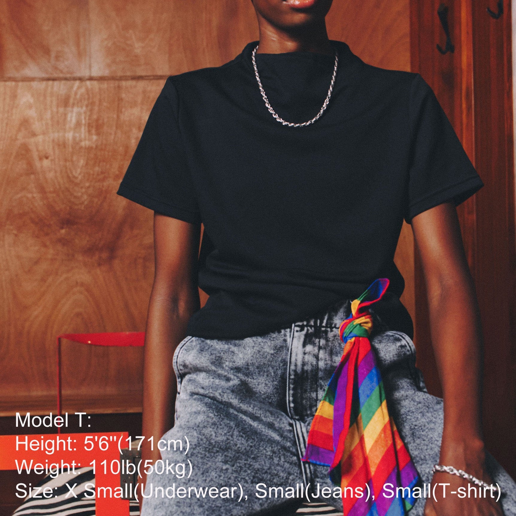 [BOGO FREE] 2 Pack- Right-Angle Tee (Short + Long Sleeve) for Tomboy, Transgender Men, FTM, Non-binary