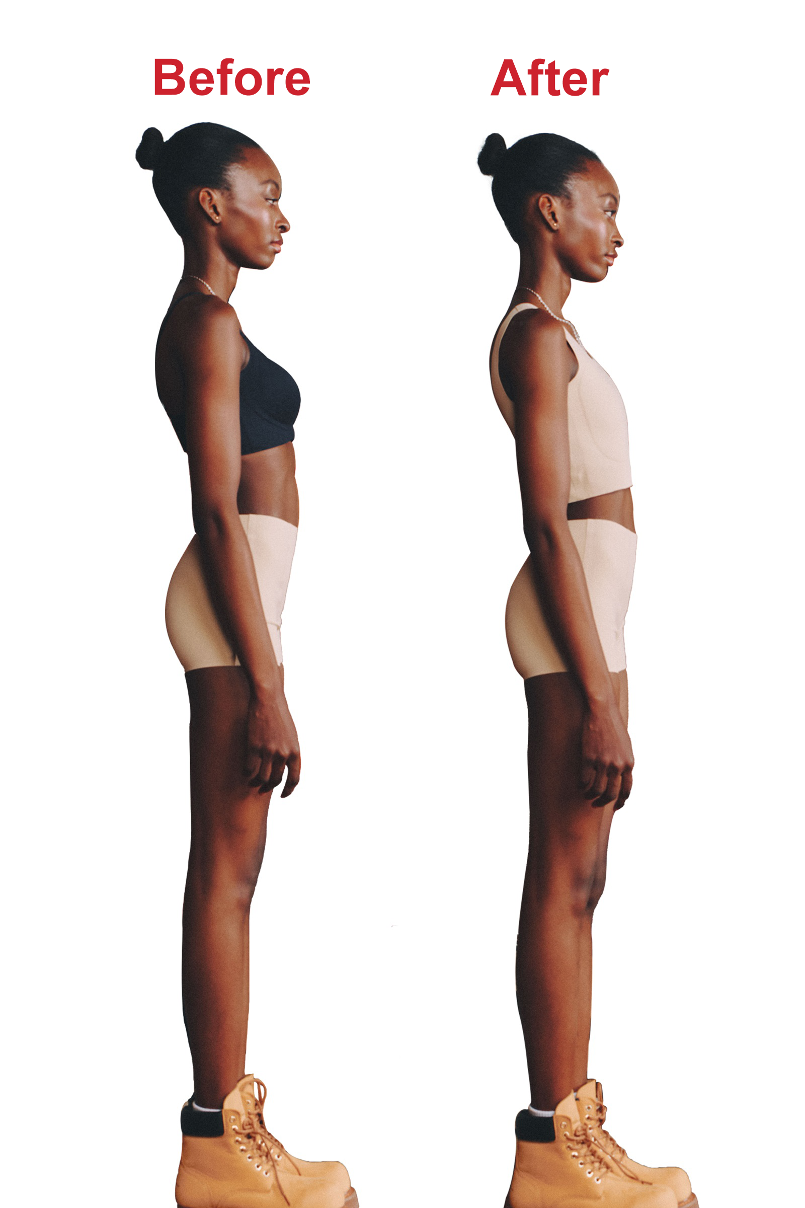 3 Pack- Black Bonded Kit: 1 Compression Top + 2 Invisible Boy Shorts for Tomboy, Transgender Men, FTM, Non-binary
