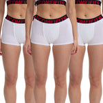 Black- White Cotton Essentials Signature Boy Shorts for Tomboy, Transgender Men, FTM, Non-binary